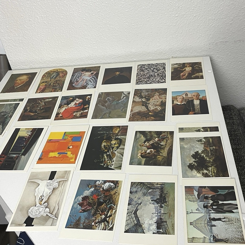 Masterpiece Art Auction 1970 Board Game 23 Paintings Cards Replacement Parts